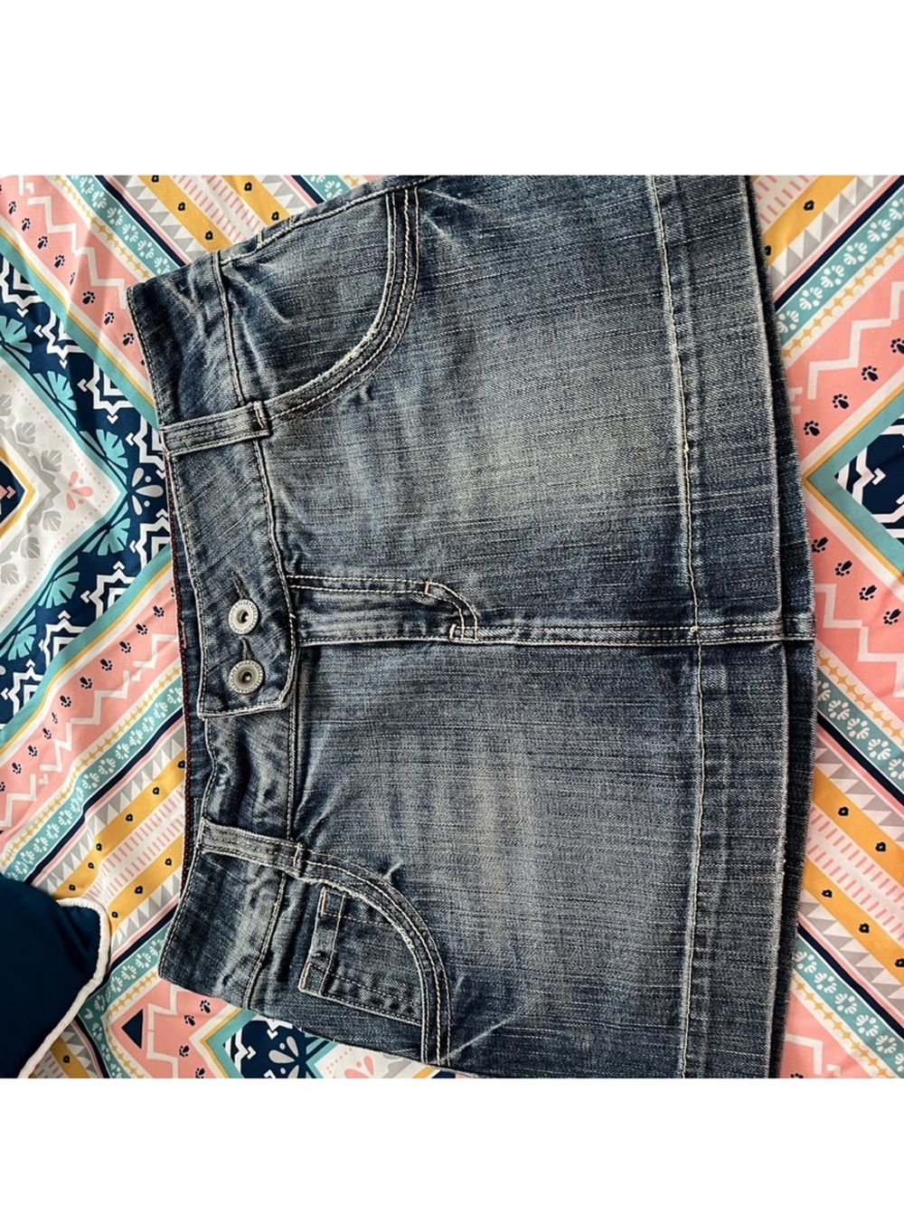 American Eagle  Blue Denim Mini Skirt